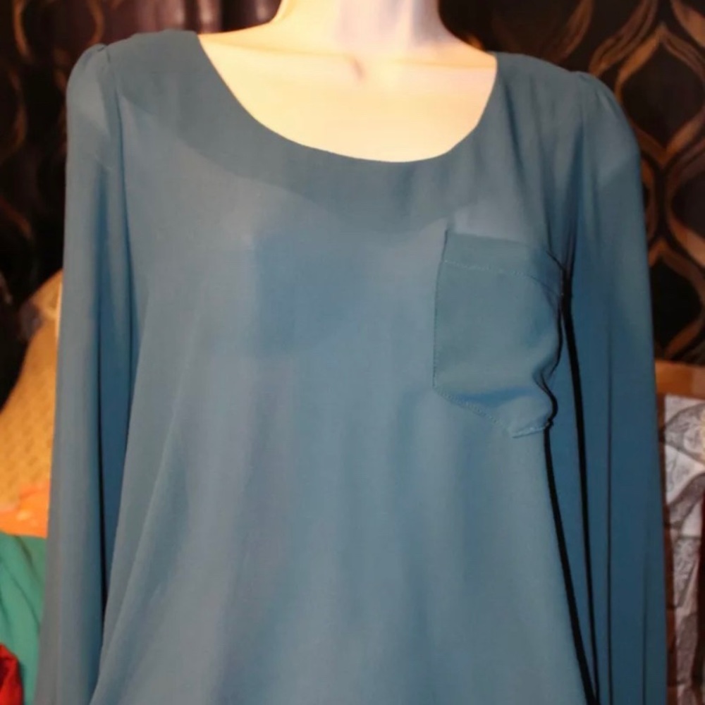 Teal Blouse Women’s size Small